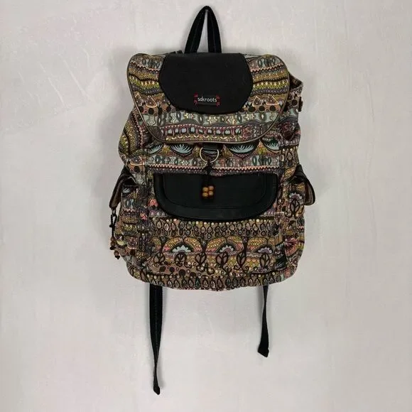 Sakroots | Bags | Sak Rootsbrown Faux Leather W Colorful  display picture 3
